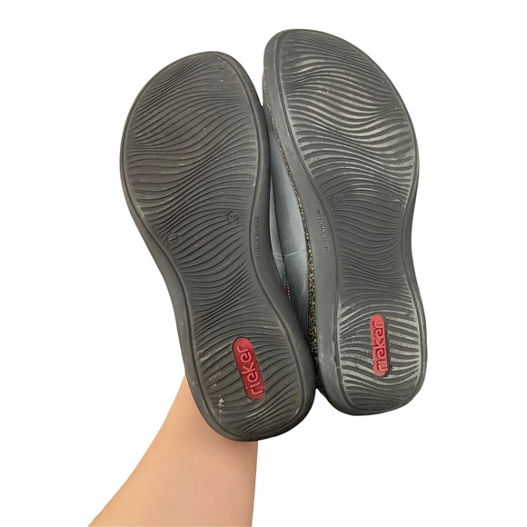Rieker Daisy 64 Slip-on Comfort Shoes Light Blue Women's 38 EU - Picture 6 of 8